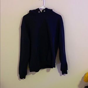 Black champion hoodie size medium